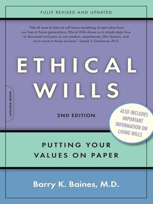 cover image of Ethical Wills